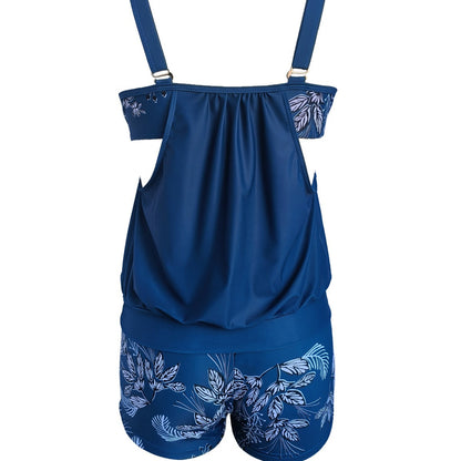 Dame Tankini-sæt med stilfuld overdel og komfortable shorts Stilla