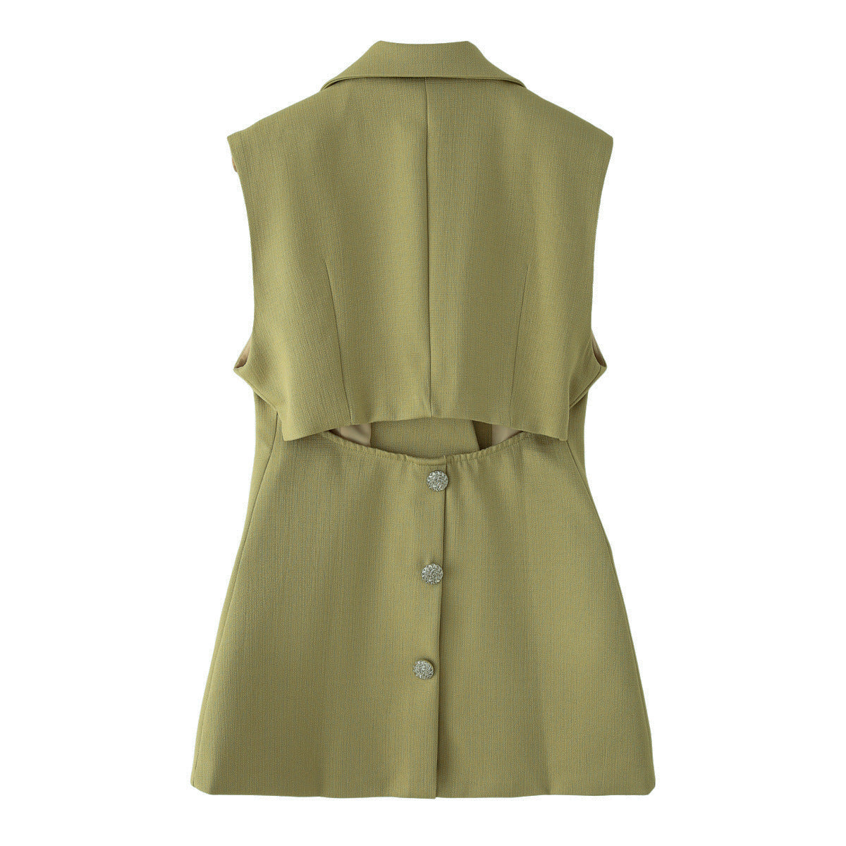 Dame vest med smal pasform og elegante lommer Stilla