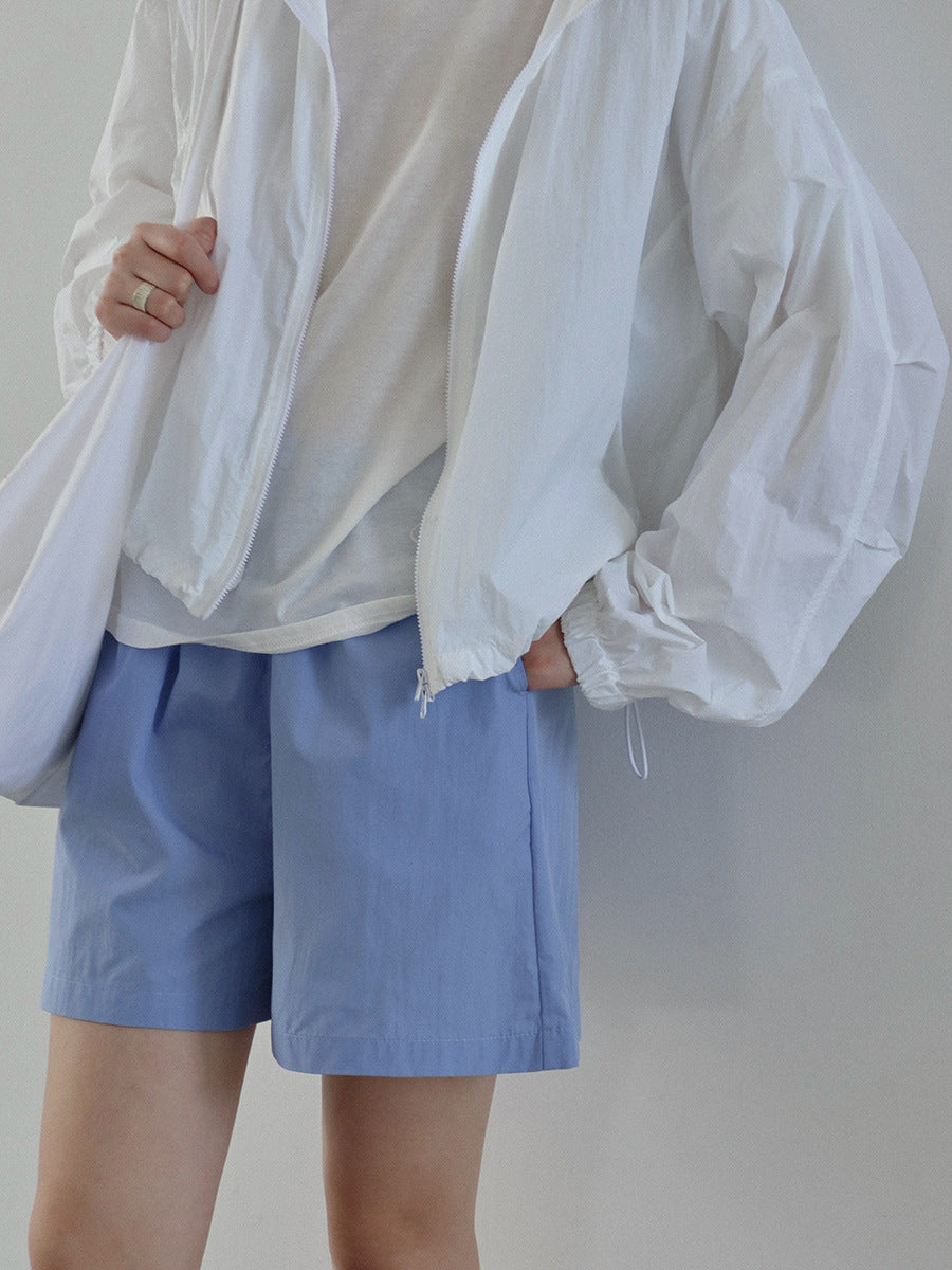 Dame afslappet arbejdsbukser med elastisk talje og sidelommer Stilla