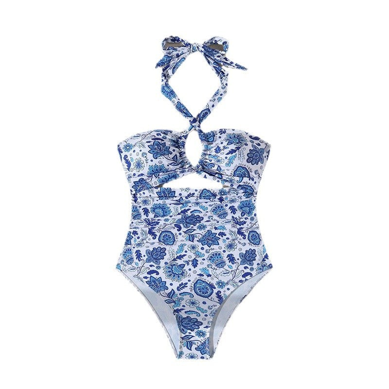 Dame Cut-Out Halter Neck Enstykke Badetøj Stilla