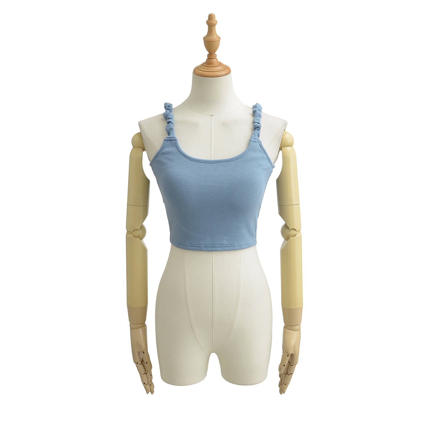 Dame Cropped Top med elastiske stropper Stilla