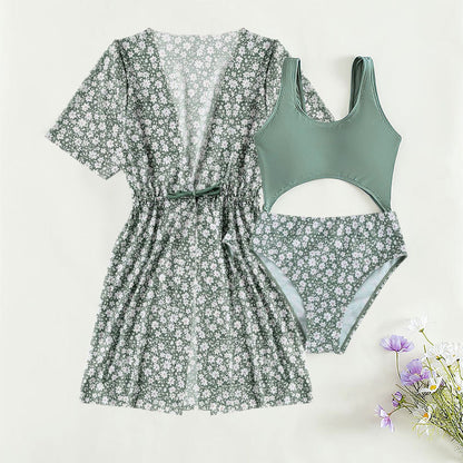 Dame Tropical Print Badetøj Sæt Stilla