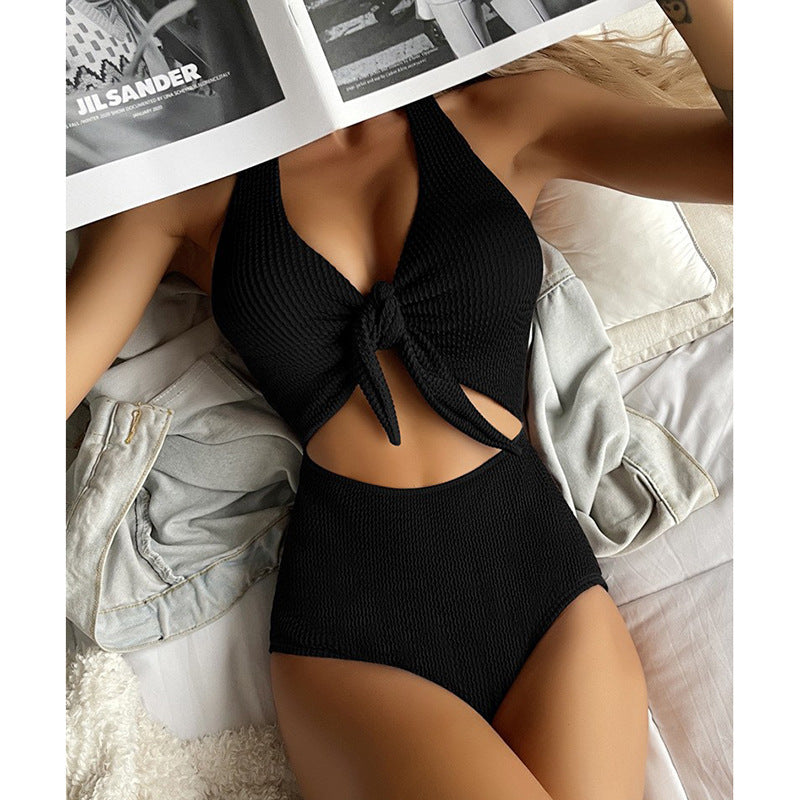 Dame Cut-Out Twist Front Badedragt Stilla