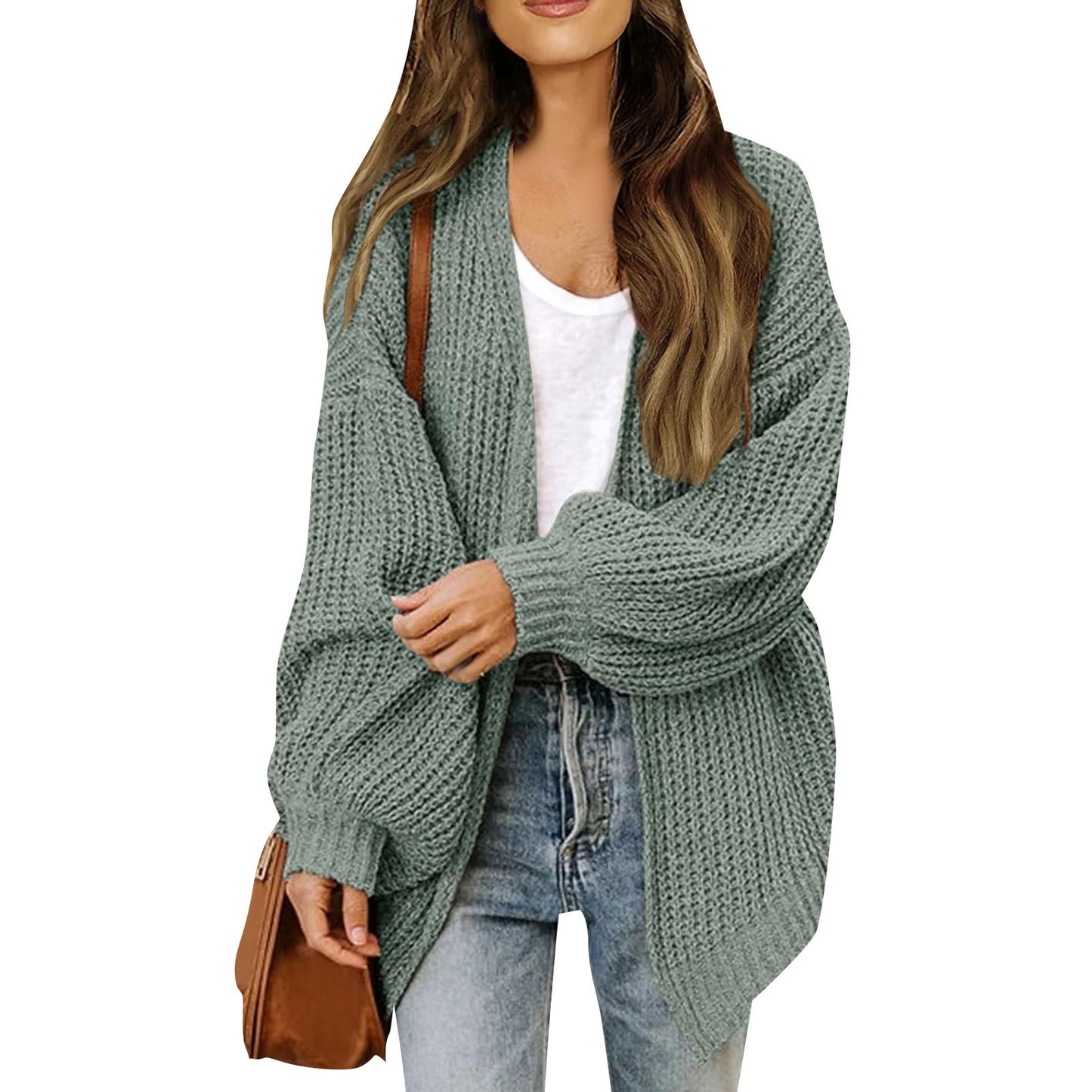 Femme Oversized Chunky Strikjakke Stilla