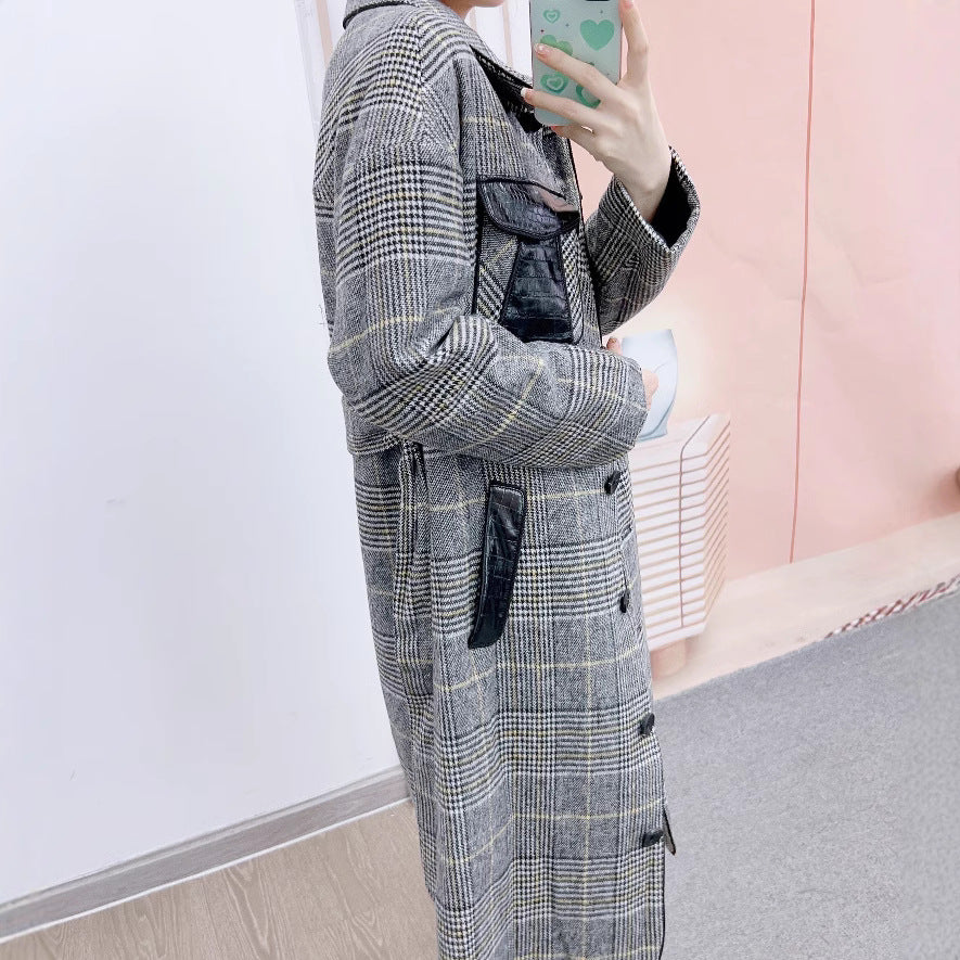 Dame plus size ternet frakke med praktiske lommer og elegant snit Stilla
