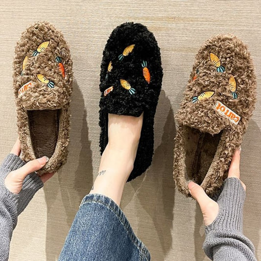 Femme Cozy Künstpels Hjemmesko Stilla