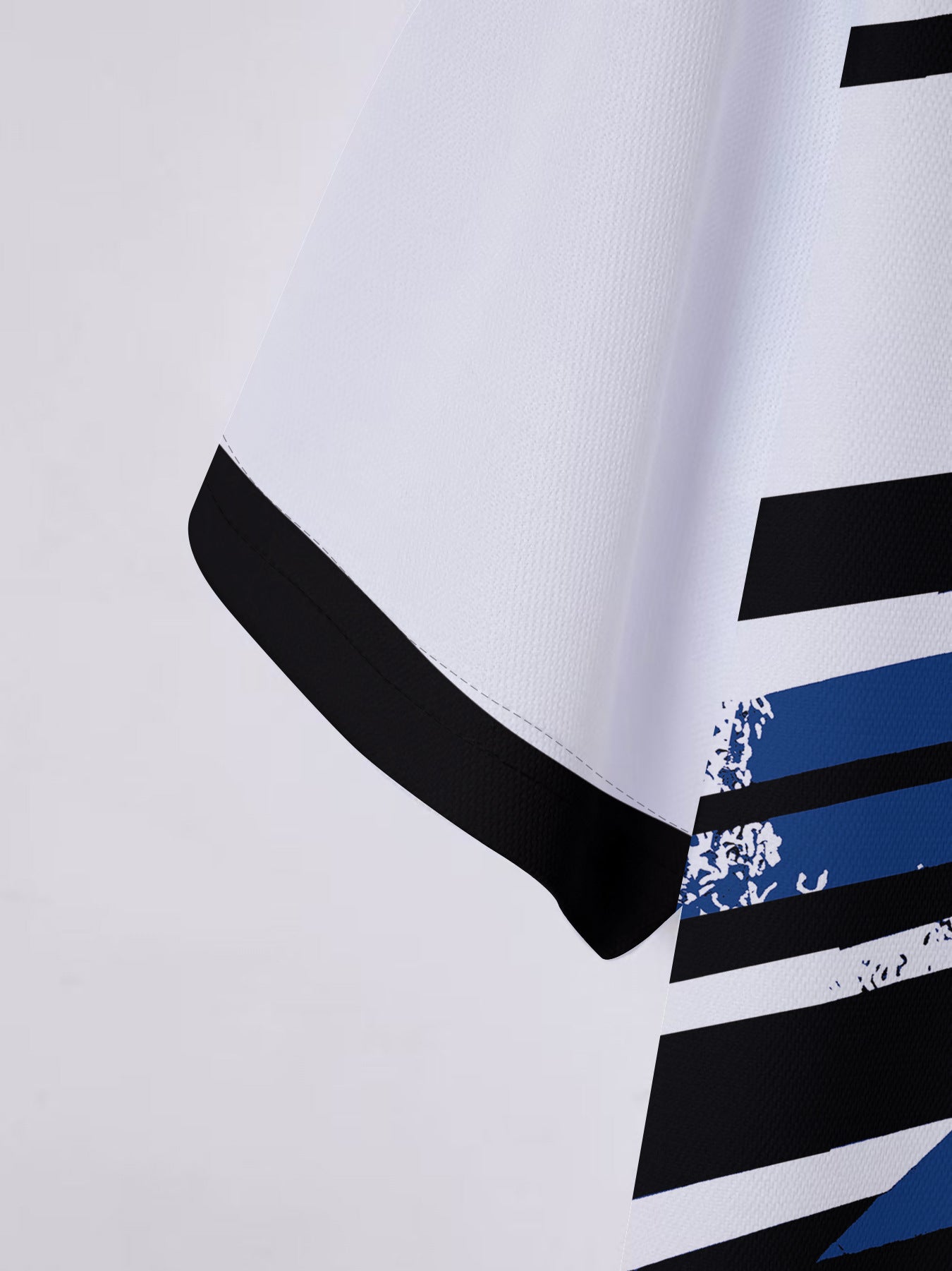 Herre Poloshirt med dynamisk stribeprint og åndbare egenskaber Stilla