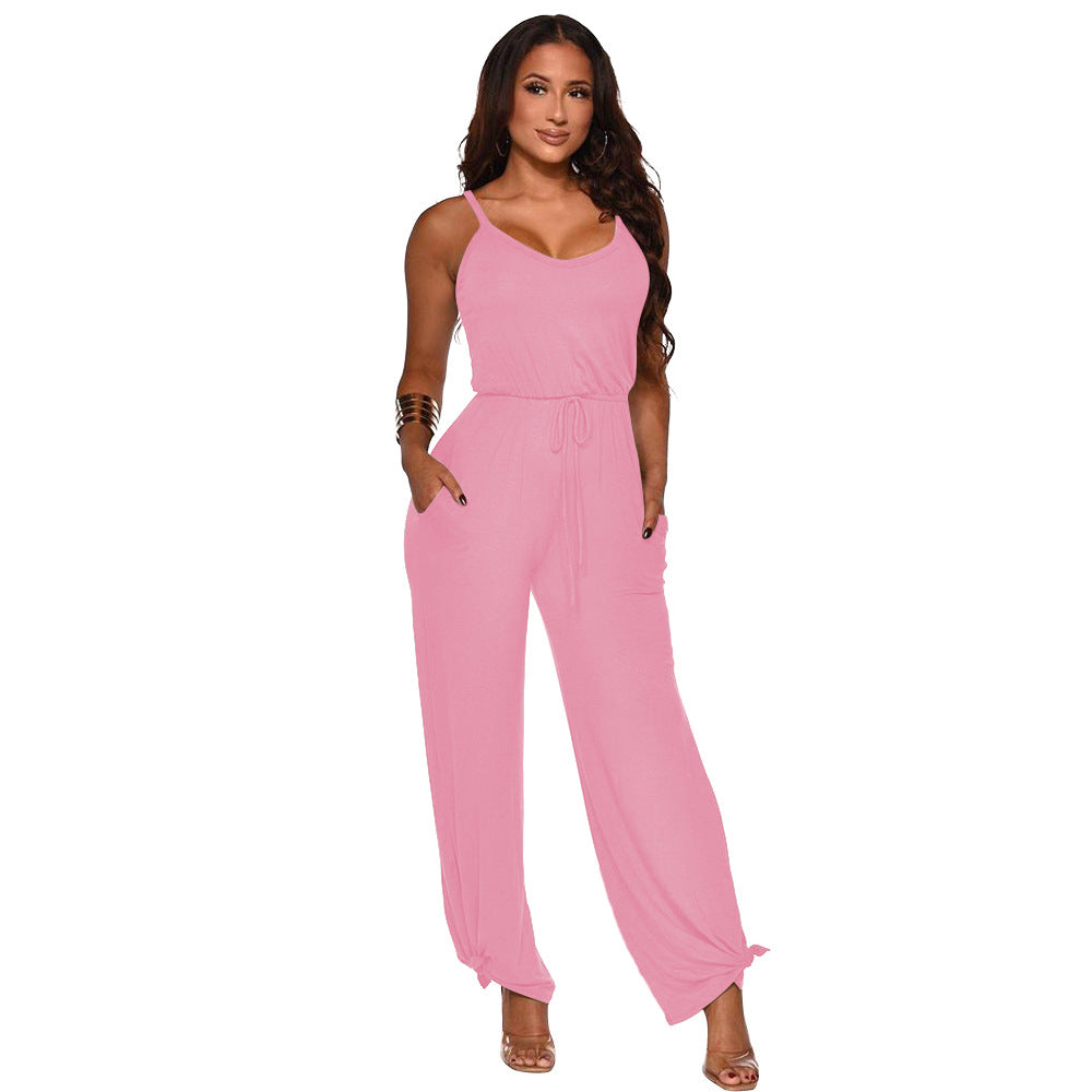 Dame Casual Ærmeløs Jumpsuit Stilla