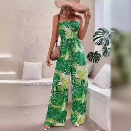 Dame Strapless Floral Bred Ben Jumpsuit Stilla