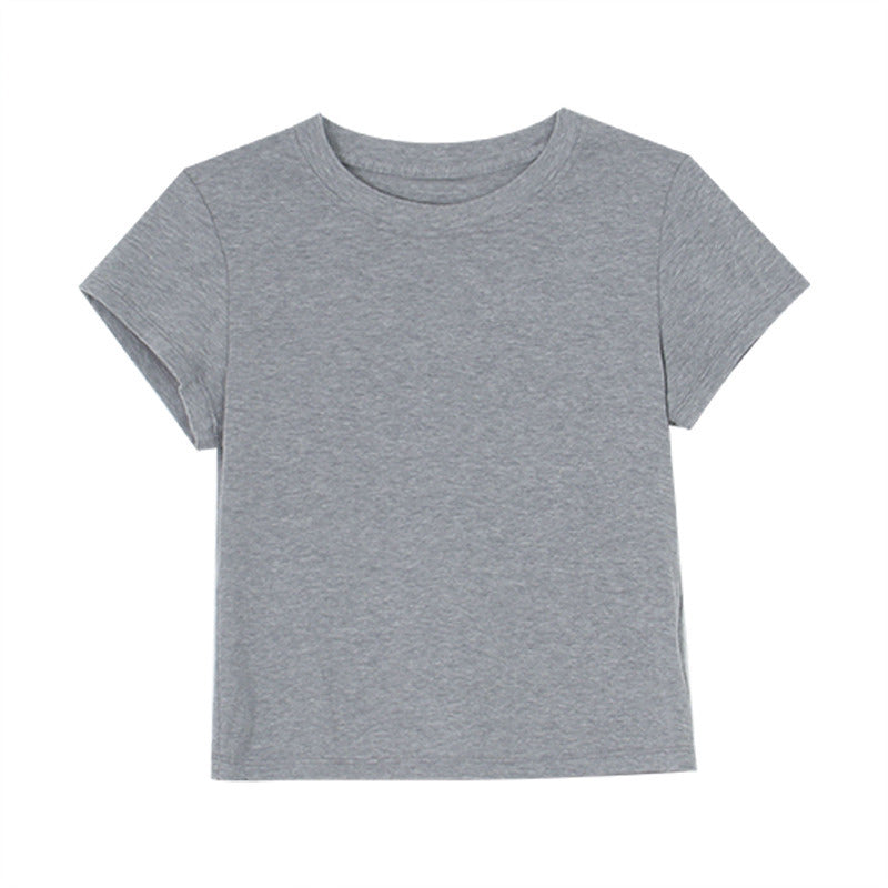 Dame afslappet kortærmet T-shirt med høj kvalitet, åndbar bomulds-kvalitet og komfortabel pasform Stilla