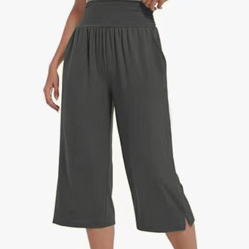Dame Vidde Culotte med elastisk talje og sidelæg Stilla