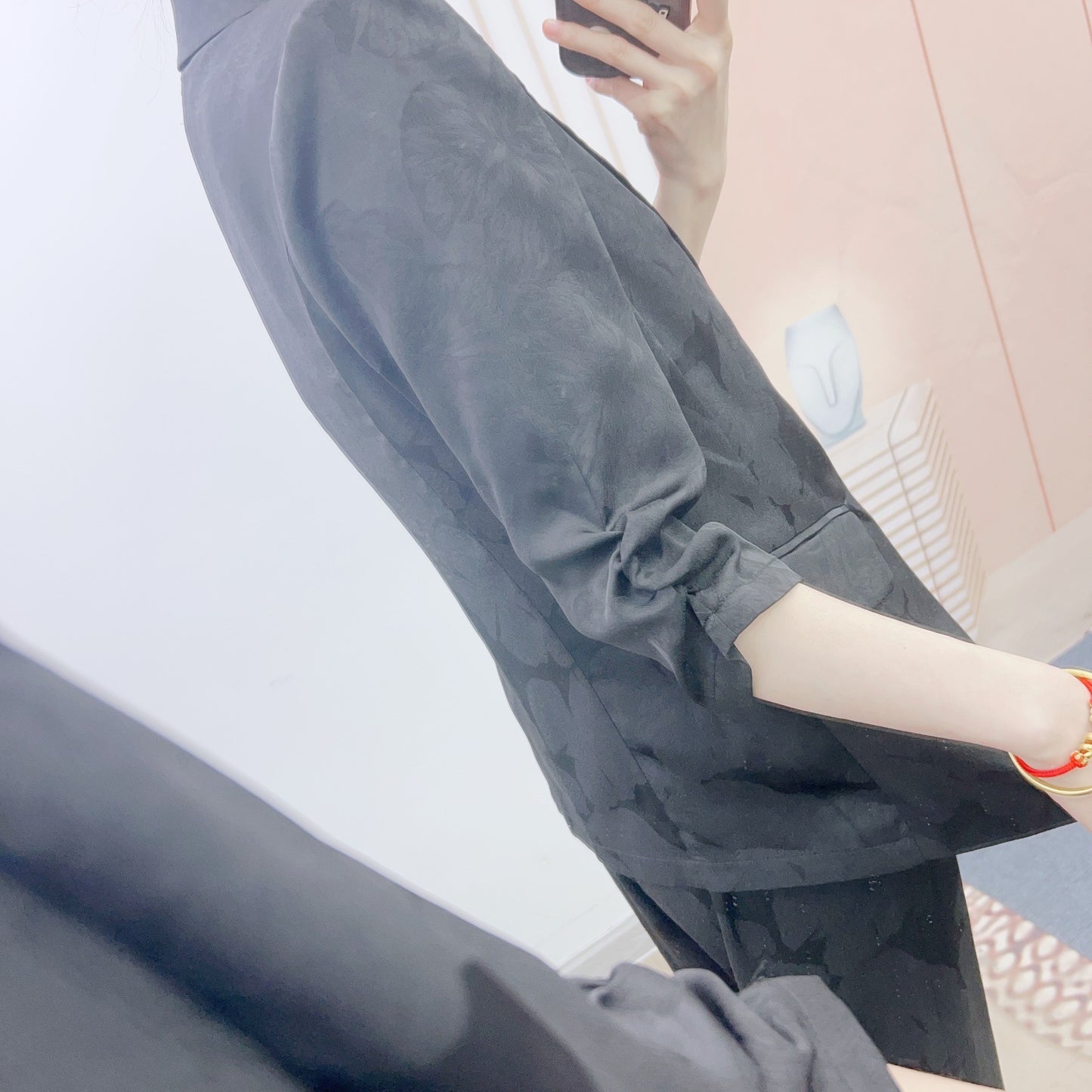 Dame Elegant Business-jakkesæt med stilfuld blazer og bred bukseben Stilla