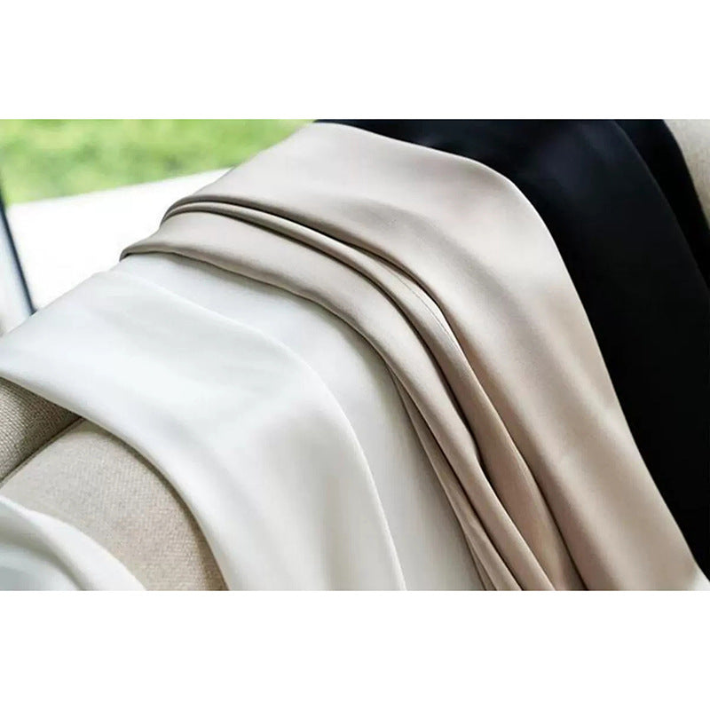 Dame elegant højglansbukser med smal pasform og komfortabel elastisk talje Stilla