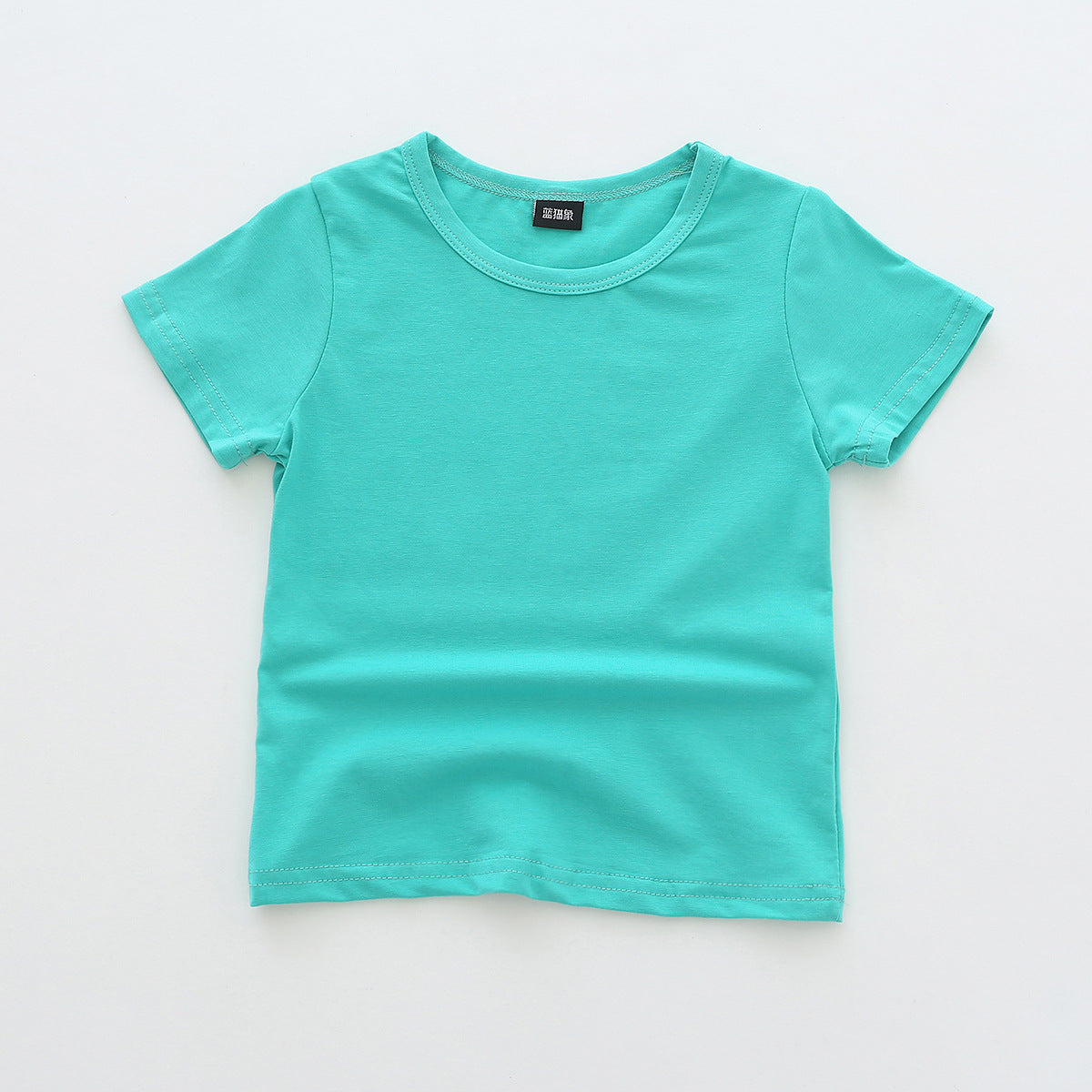 Børns Kortærmet Basic Rundhalset T-Shirt Stilla
