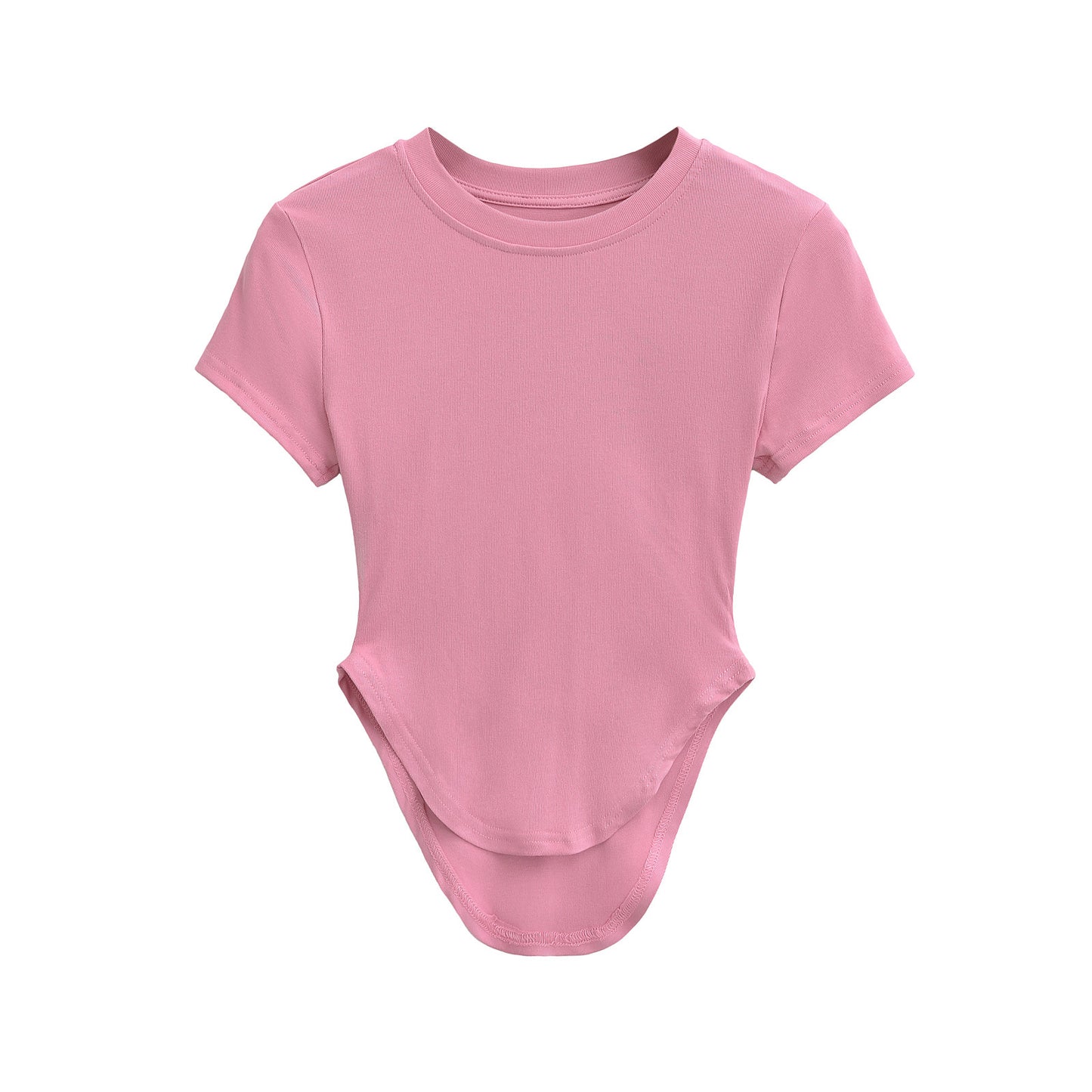 Dame figursyet kortærmet bodysuit med moderne schnitlinjer og raffinerede detaljer Stilla