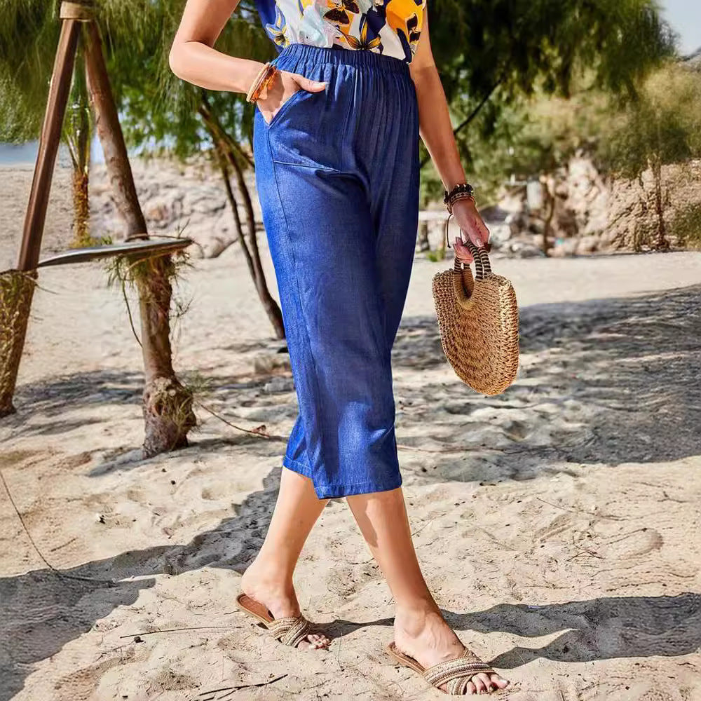 Dame afslappede 3/4 bukser Stilla