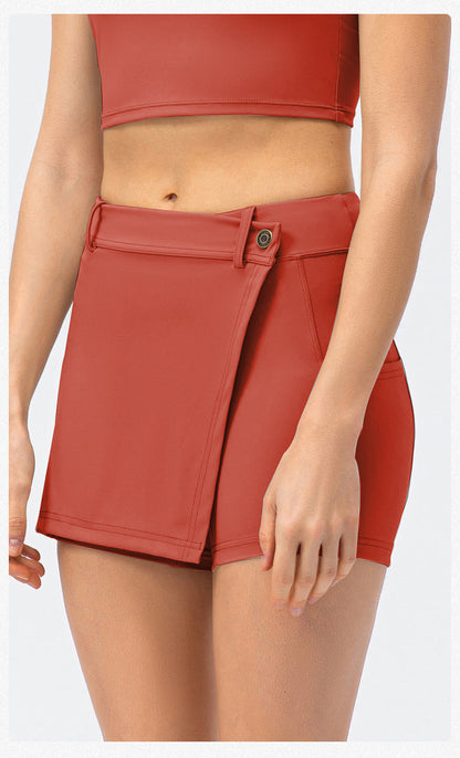 Stilla | Brocade Culotter Nude Feel Yoga Dance Løbeskørt Fitness Shorts