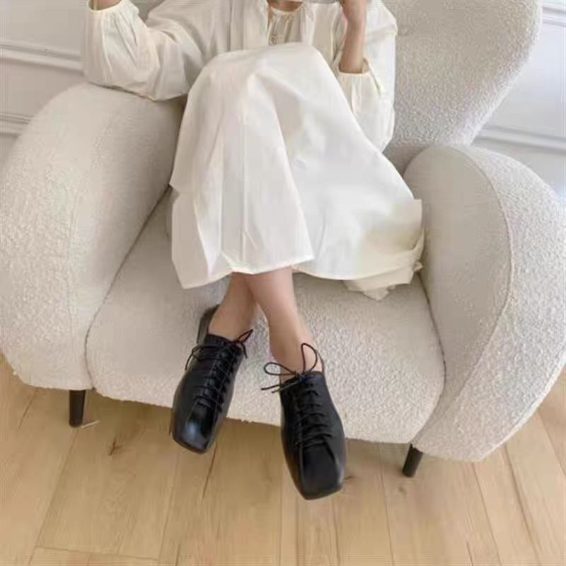 Femme mode snørebånd lædersko Stilla