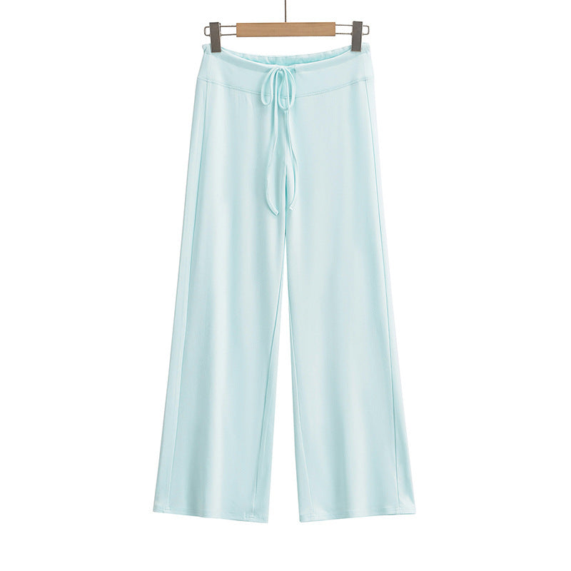 Dame afslappet bred sportbukser med justerbar snørehals og åndbart stof Stilla