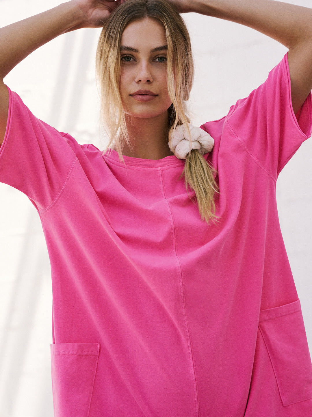 Stilla | Ryggen-jumpsuit Sommer Løs V-hals Jumpsuit Shorts