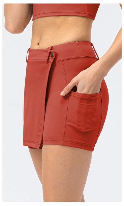 Stilla | Brocade Culotter Nude Feel Yoga Dance Løbeskørt Fitness Shorts