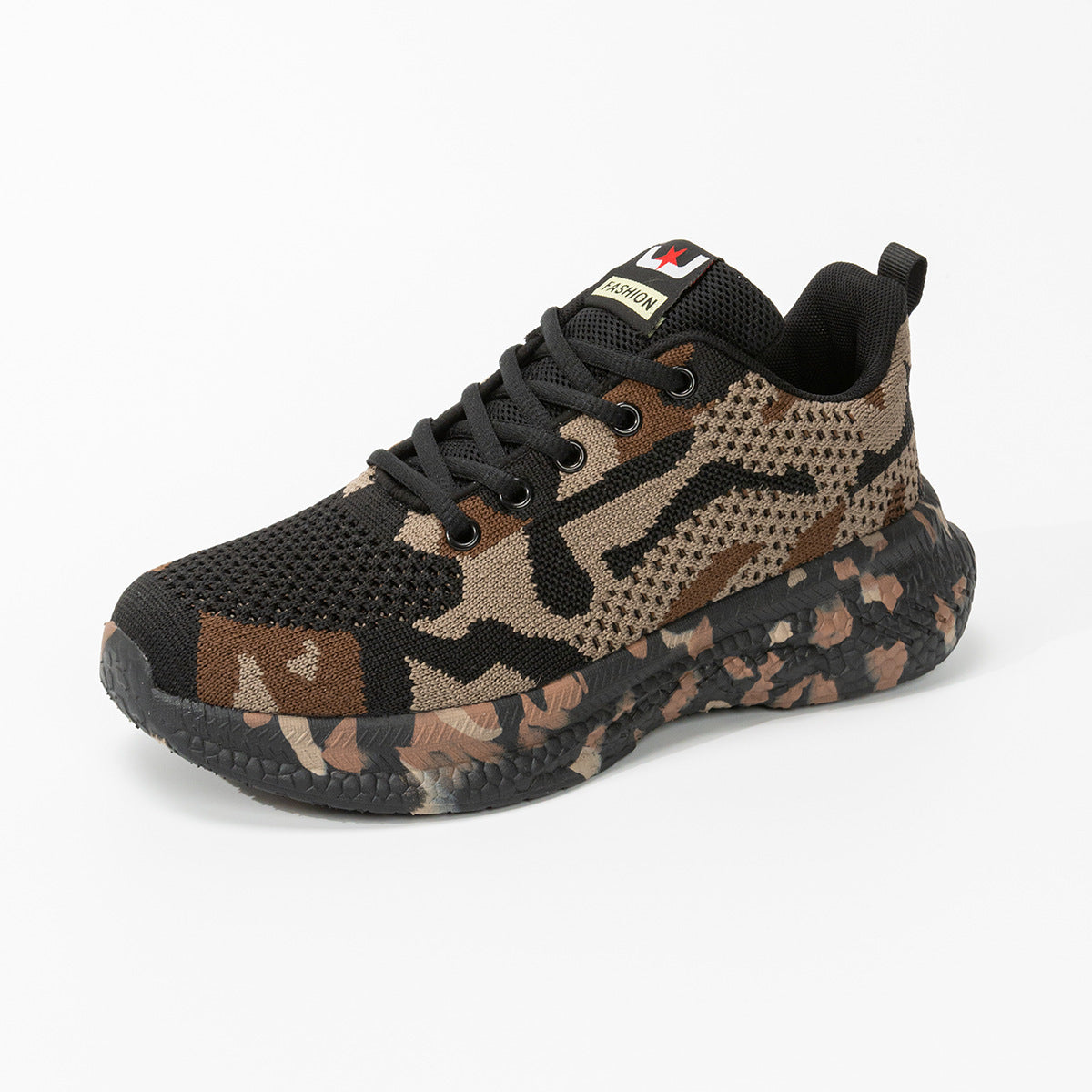 Herrer Dynamisk Camouflage Performance Sneakers Stilla