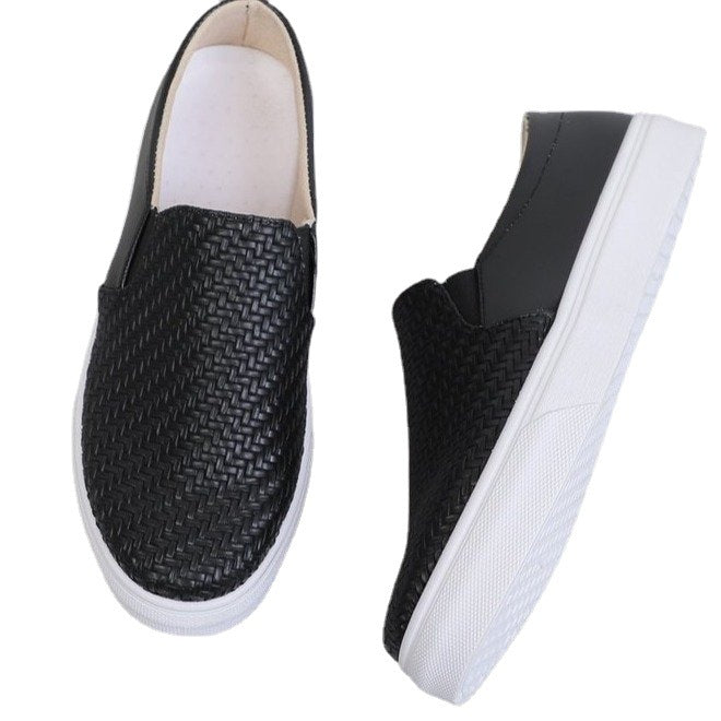 Dame Slip-On Sneakers med struktureret overflade og fleksibel fodseng Stilla