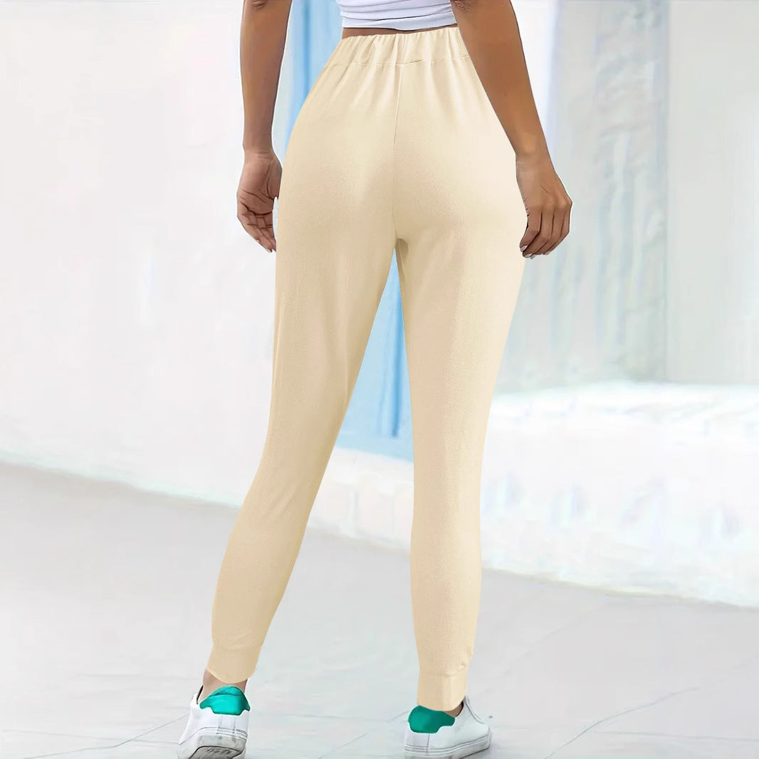 Dame Sporty Joggingbukser med elastisk linning og praktiske lommer Stilla