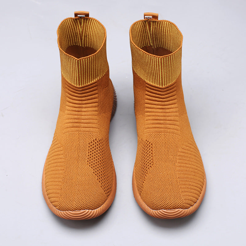 Herrer Strik High-Top Slip-On Sneakers Stilla