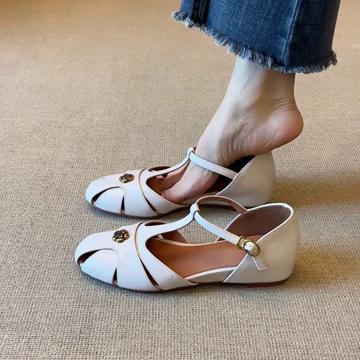 Dame Åben-Tå Dekorative Ballerinaer Stilla