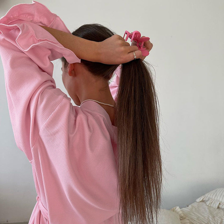 Dame afslappet lounge-sæt med afslappet kimono-top og rummelig bukser Stilla