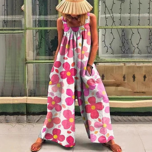Kvinder Kunstnerisk Floral Jumpsuit Stilla