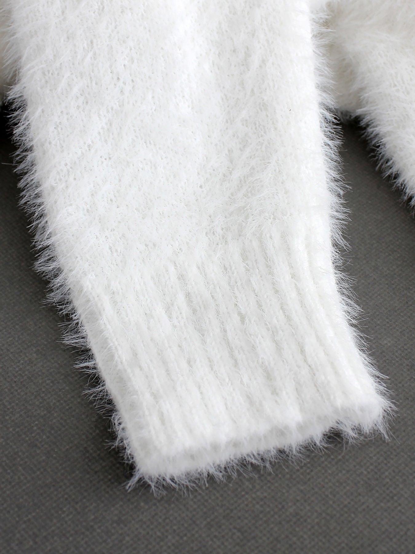 Dame elegant Crop-Pullover med nøgleudskæring og glinsende dekorative detaljer Stilla