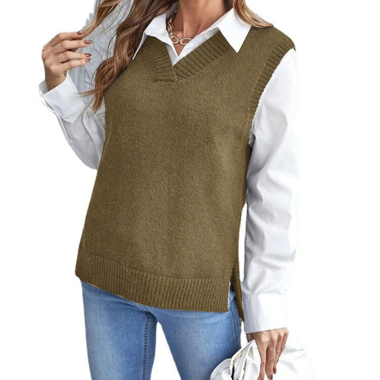 Dame elegant strikvest Stilla