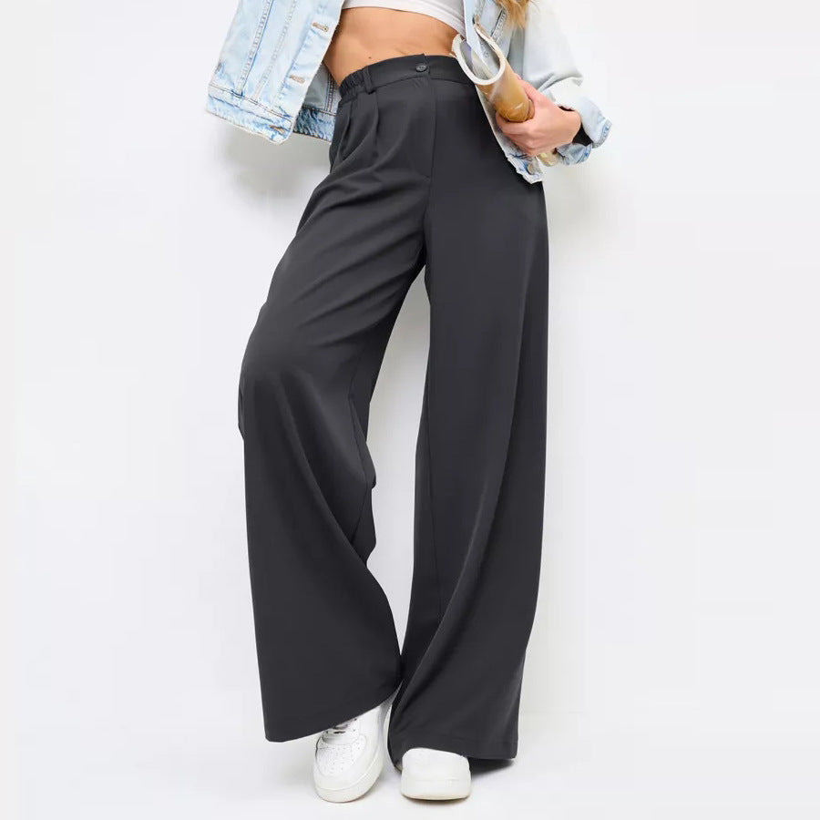 Dame elegant bluse med struktureret overflade og lange ærmer Stilla