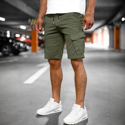 Herren multifunktionale Cargo-Shorts med praktiske sidelommer Stilla