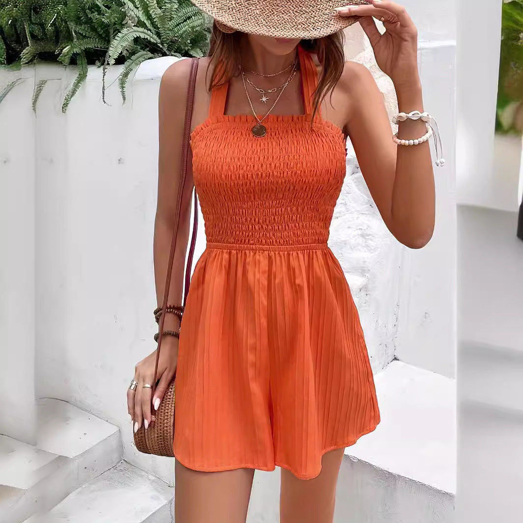 Dame Rynkebånd Jumpsuit Stilla