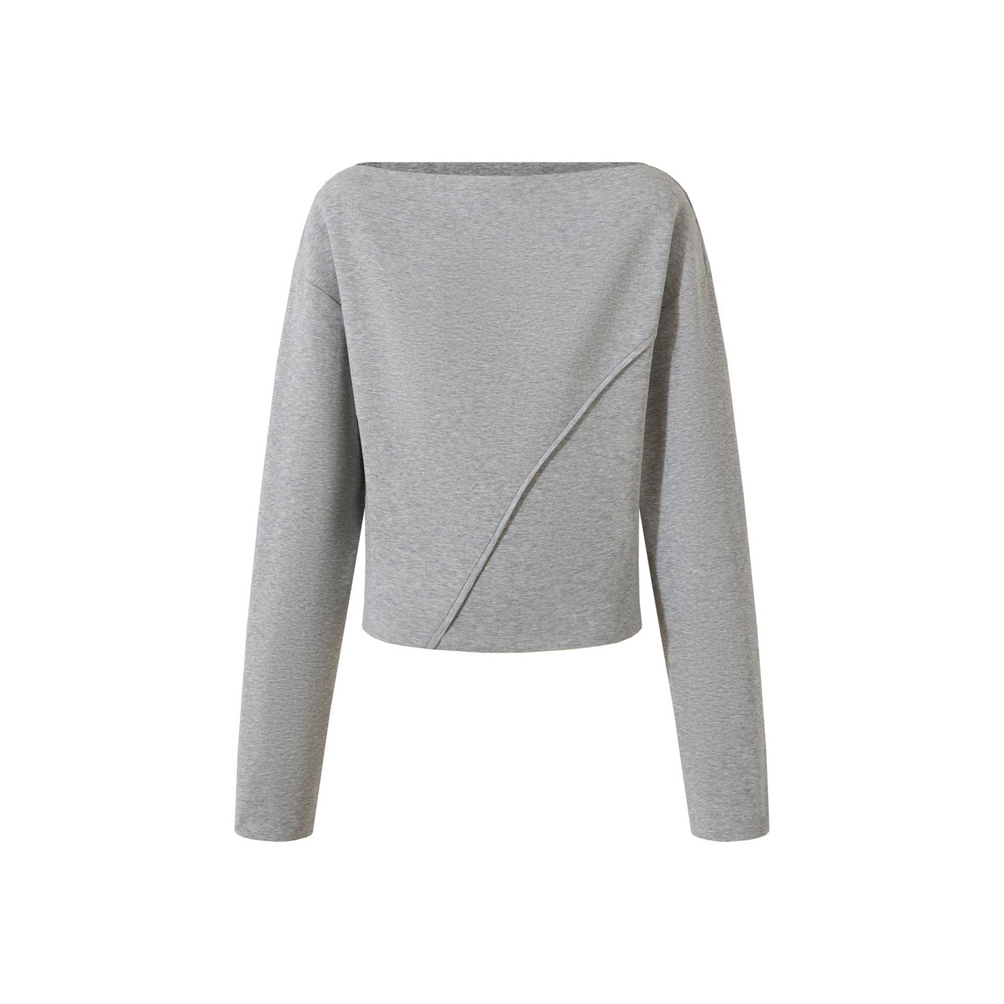 Dame afslappet oversized sweatshirt med innovativ skæreteknik og moderne accenter Stilla