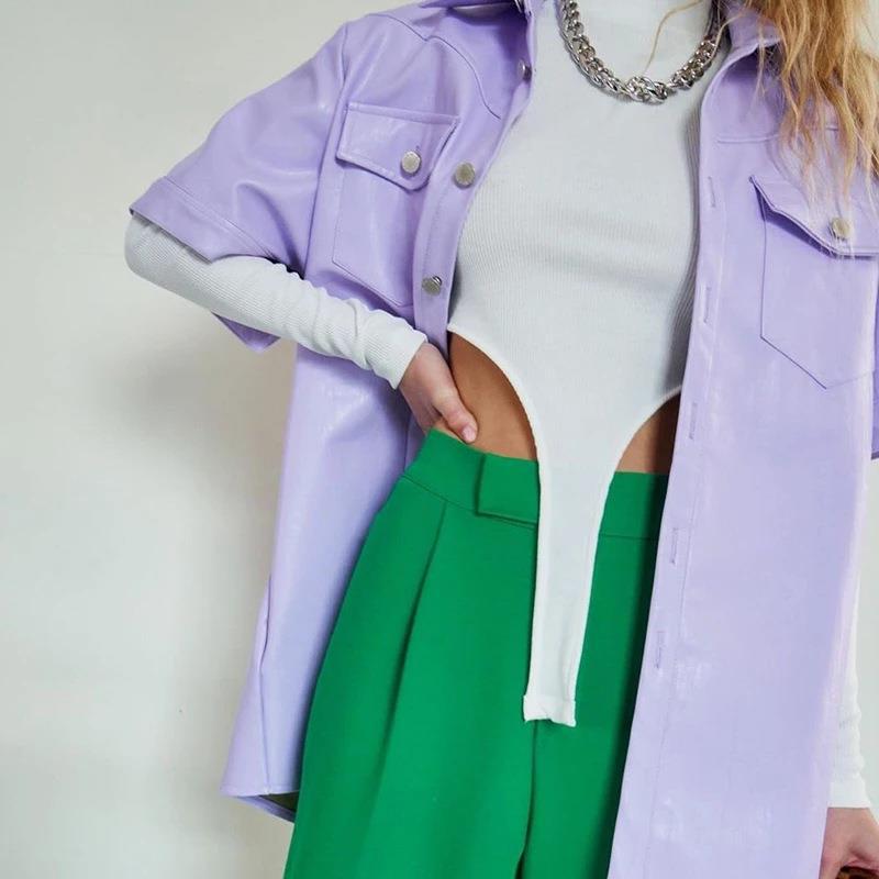 Dame Langærmet Bodysuit med kreativ Cut-Out-Design Stilla