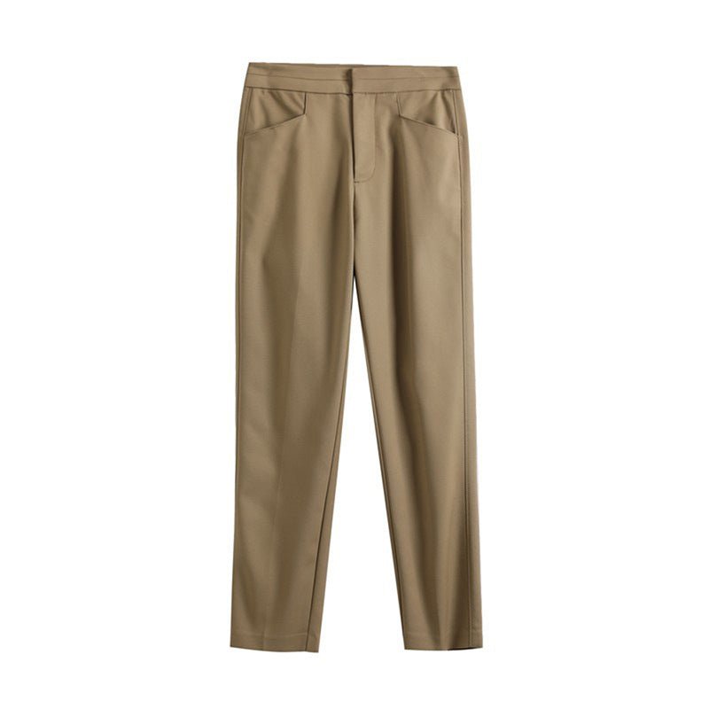 Dame elegant høj talje bukser med et moderigtigt snit og praktiske lommer Stilla