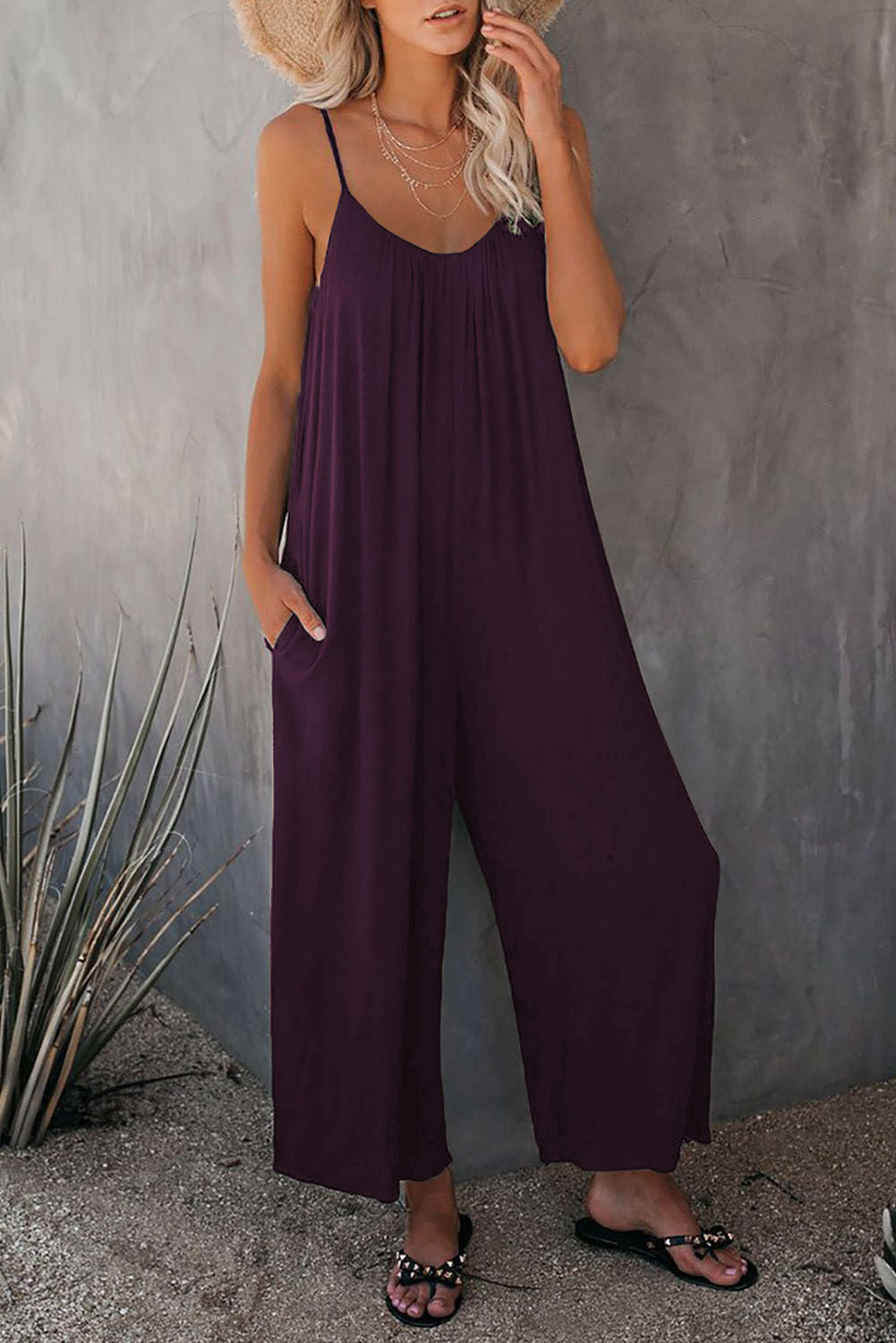 Dame Bohemian Løst Sidende Jumpsuit Stilla