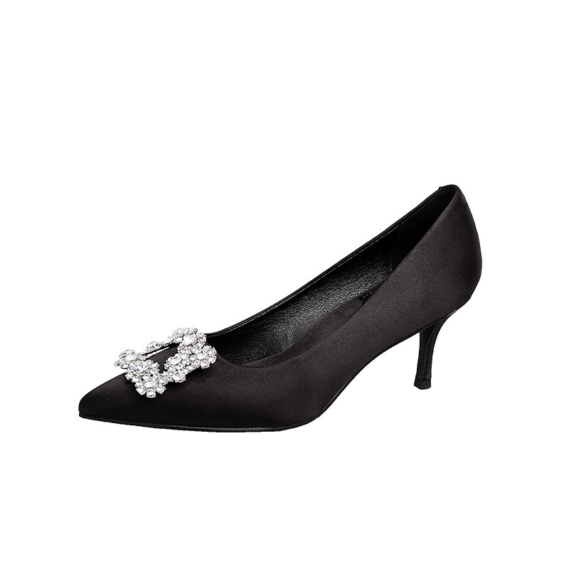 Dame elegante Pumps med strassbesat dekoration Stilla