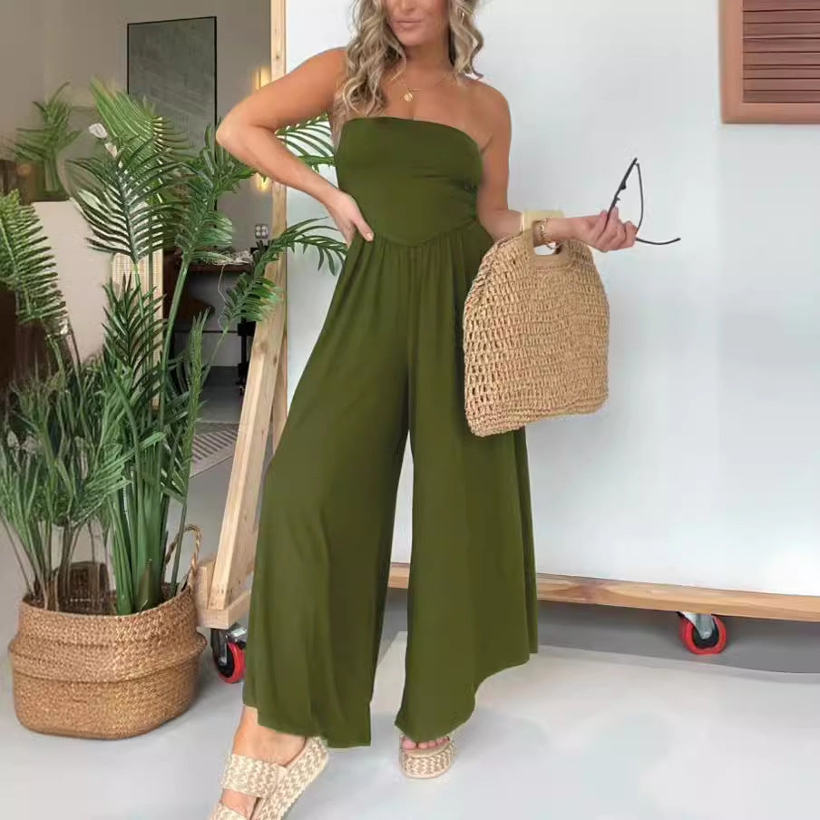 Kvinde Strapless Bred Ben Jumpsuit Stilla 1750322261