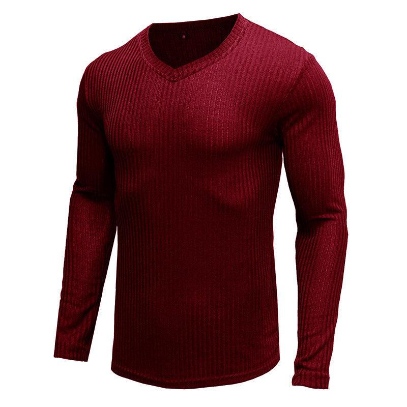 Herrer V-hals cardigan lavet af kvalitets ribstrik Stilla