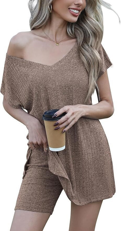 Dame Oversized Jumpsuit med kort ben og flydende snit Stilla
