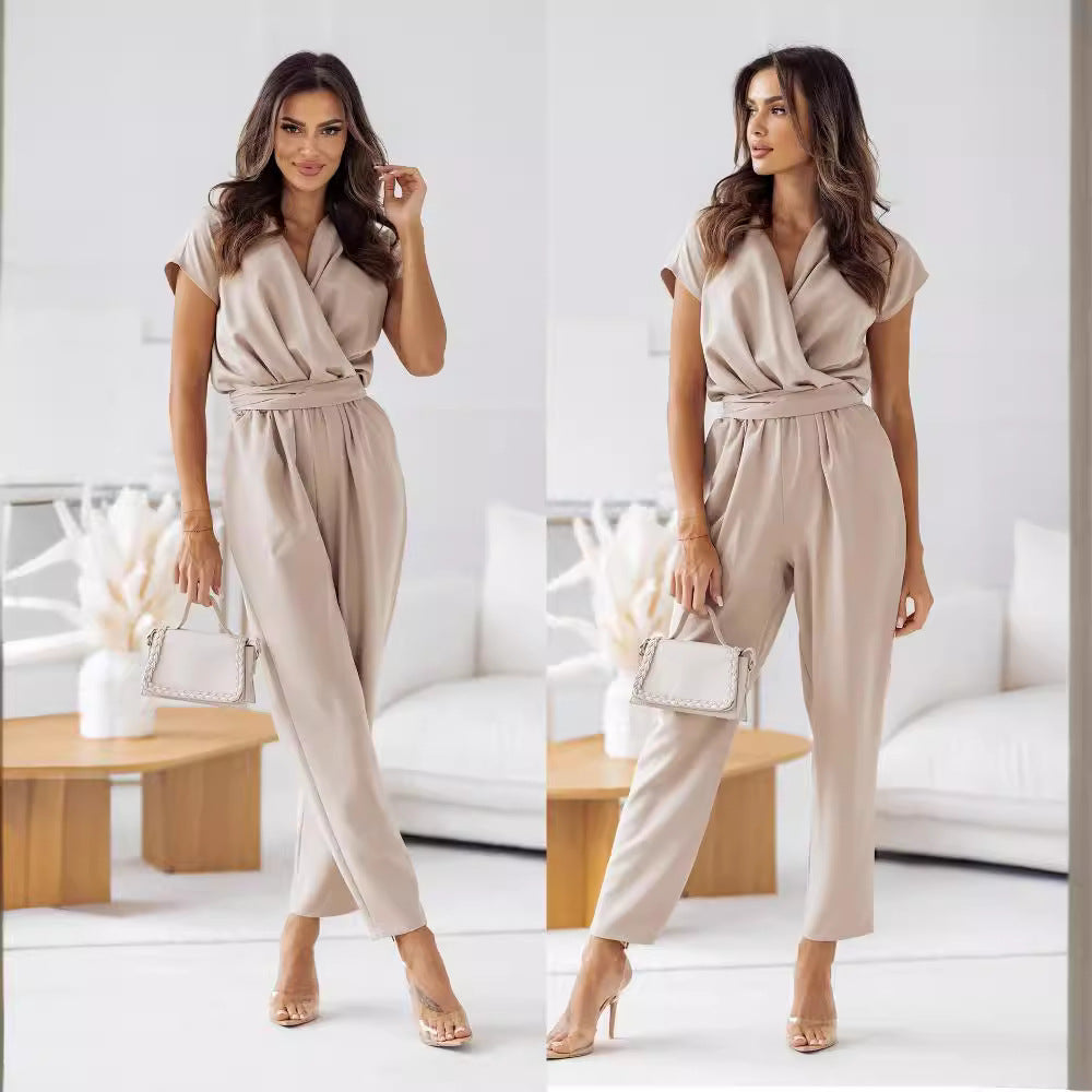 Dame Vinterop-Front Bredben Jumpsuit Stilla