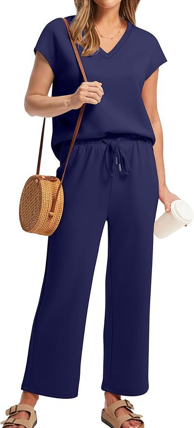 Dame afslappet jumpsuit med bredt ben Stilla