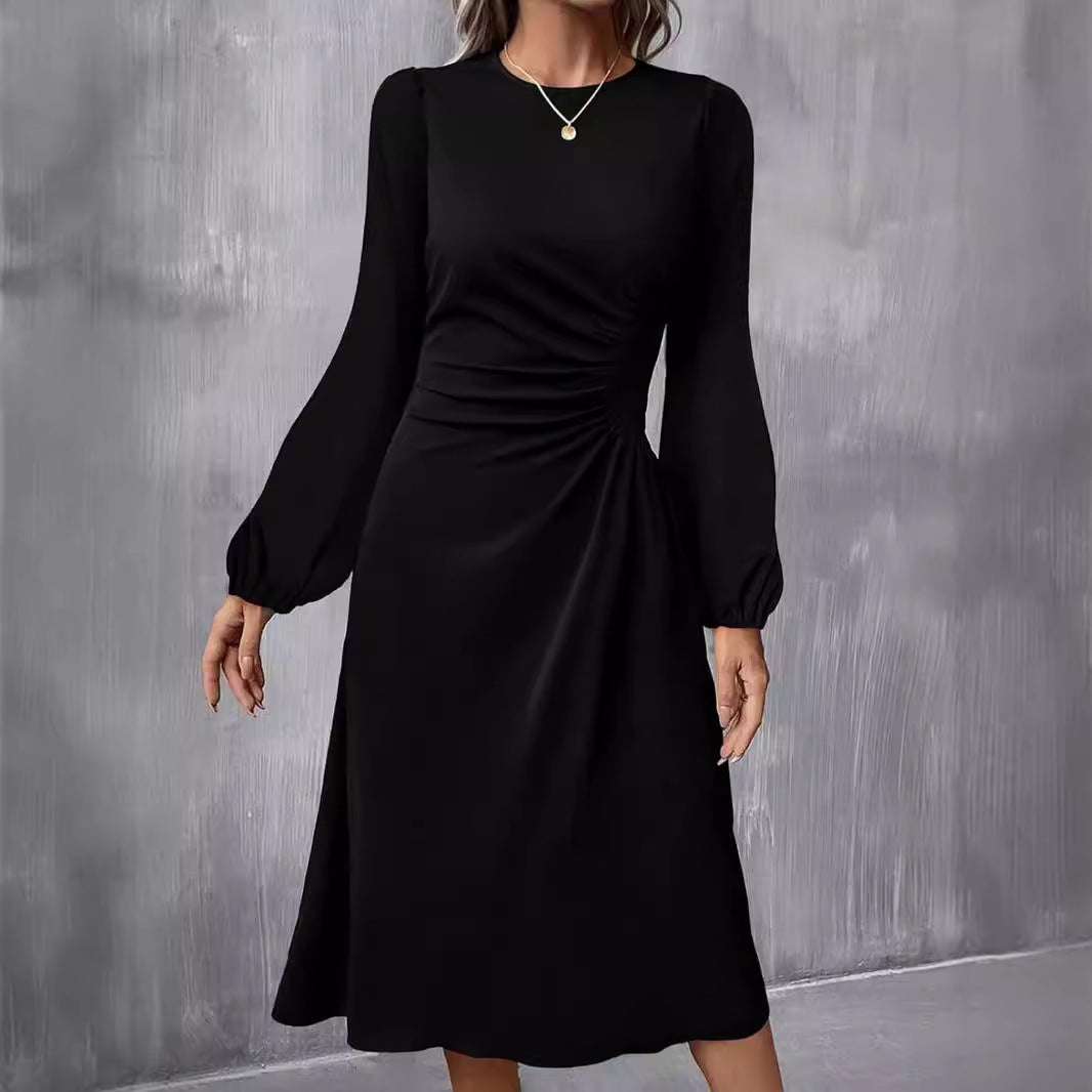 Dame afslappet skjortekjole med løs pasform Stilla