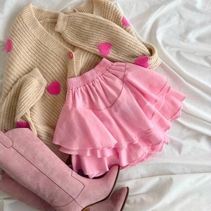 Dame Frisk og legesyg Rüsjeshorts-Nederdel Stilla