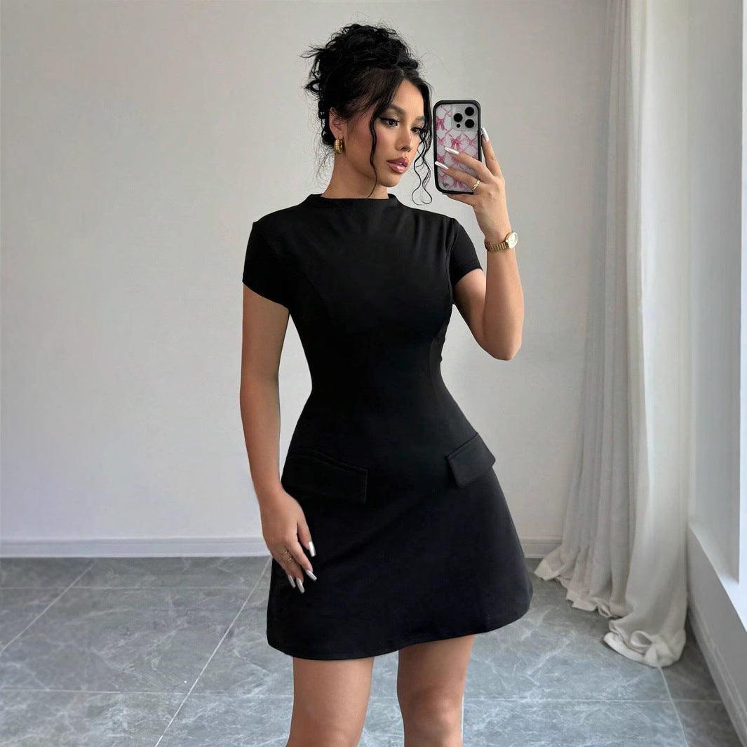 Dame elegant Bodycon-kjole med minimalistisk æstetik og højtkvalitets detaljer Stilla